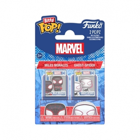 Spider-Man Pack de 2 Figuras Bitty POP! Vinyl MilesM&SGwen 2,5 cm