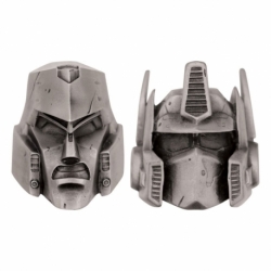 Transformers Réplica Set of 2 Helmets Optimus Prime & Megatron Limited Edition
