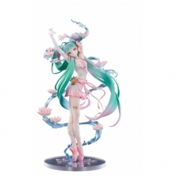 Hatsune Miku F:NEX estatua PVC 1/7 Water lily Ver. 27 cm