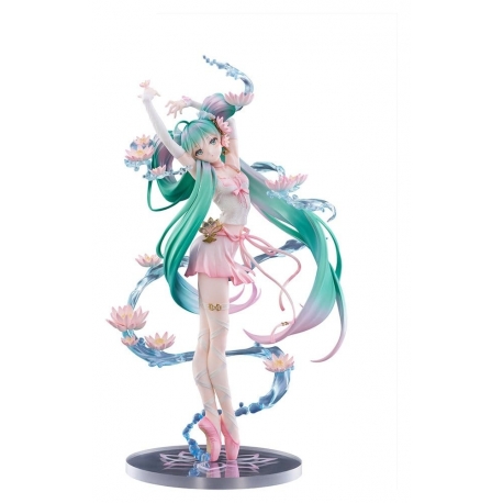 Hatsune Miku F:NEX estatua PVC 1/7 Water lily Ver. 27 cm