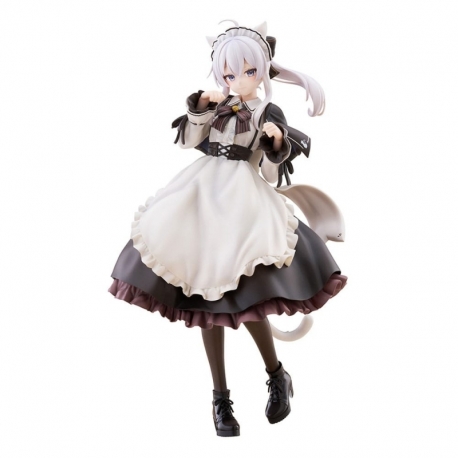 Wandering Witch: The Journey of Elaina F:NEX estatua PVC 1/7 Elaina Maid costume with cat ears Ver. 24 cm