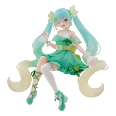 Hatsune Miku Estatua PVC Noodle Stopper Hatsune Miku Lime Ver. 14 cm