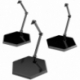 The Simple Stand Mini Nendoroid More Pack de 3 Caballetes para Mini Figuras Black Hex Type