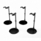 The Simple Stand Mini Nendoroid More Pack de 4 Caballetes para Mini Figuras mini Black