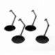 The Simple Stand Mini Nendoroid More Pack de 4 Caballetes para Mini Figuras mini Black