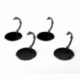 The Simple Stand Mini Nendoroid More Pack de 4 Caballetes para Mini Figuras mini Black