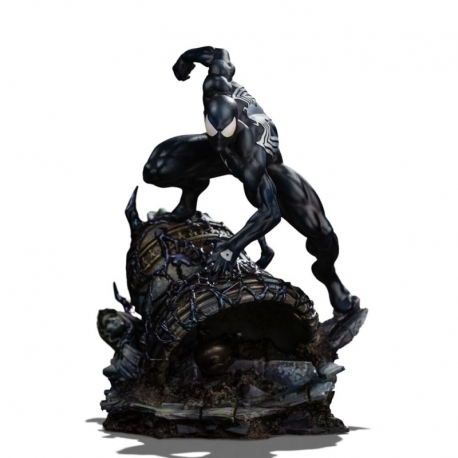 Marvel BDS Art Scale Statue 1/10 Spider-Man Black Costume 20 cm