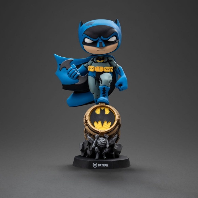 Mini Roster Batman Buy Batman Mini Co. PVC Figure Batman on Bat-Signal (Blue Variant) 15 cm