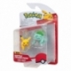 Pokémon Pack de 2 Figuras Battle Figure First Partner Set Bulbasaur 2, Pikachu 1