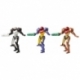 World of Nintendo Pack de 3 Figuras Metroid Chozo Power Suits 6 cm