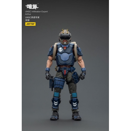 UNSC Dark Source Figura Infiltration Expert Arthur 7 cm