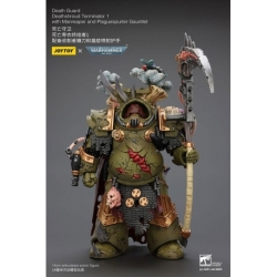 Warhammer 40k Figura 1/18 Death Guard Deathshroud Terminator 1 with Manreaper and Plaguespurter Gauntlet 14 cm