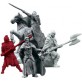 Figuras en miniatura de los Lannister y los Stark para el juego de mesa Batallas de Poniente de Juego de Tronos