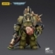 Warhammer 40,000 Figura Death Guard Lord of Virulence with Power Fist and Twin Plague Spewer 14 cm