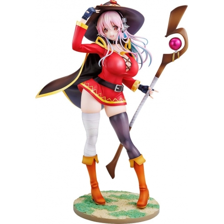 Super Sonico x Konosuba Estatua PVC 1/7 Super Sonico Megumin collaboration Ver. 25 cm