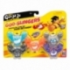 Heroes of Goo Jit Zu Meteor Madness Pakc de 5 Figuras elástica Goo Slingers Cosmic Metallic Slingers 5 cm