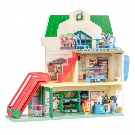 Bluey Set de juego Minifiguras Bluey Let's Play Chef Supermercado