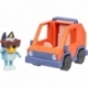 Bluey Mini Figure Playset Bluey & 4WD Car