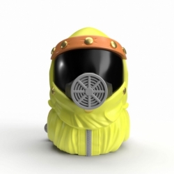 Back To The Future Tubbz Mini PVC Figure Marty Radiation Suit 5 cm
