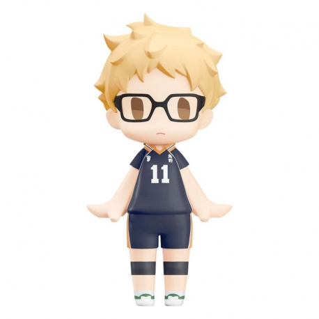 Haikyu!! HELLO! GOOD SMILE Action Figure Kei Tsukishima 10 cm