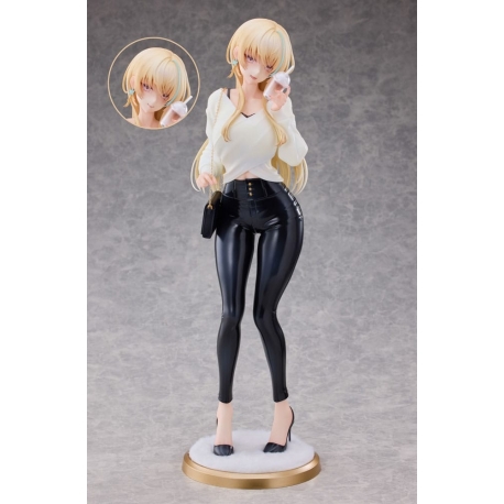 Original Character Estatua 1/4 Aoi Koigakubo Illustrated by Fujiko Leather Pants Deluxe Edition 42 cm