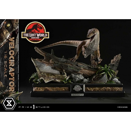 Jurassic Park II Legacy Museum Collection Statue 1/6 Velociraptor Bonus Version 41 cm