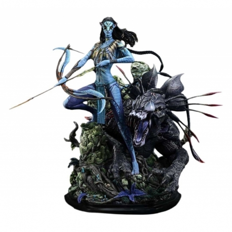 Avatar (Film) Estatua Real Elite Masterline Series 1/4 Neytiri & Thanator 75 cm