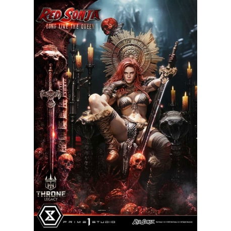 Red Sonja Estatua 1/3 Throne Legacy Collection Red Sonja: Long Live the Queen 77 cm