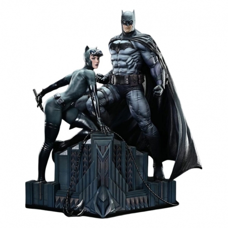 DC Comics Estatua Ultimate Premium Masterline Series 1/4 Batman & Catwoman (Concept Design by Clay Mann) 56 cm