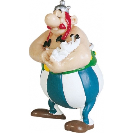 Astérix el Galo Minifigura Obelix con Idefix 8 cm