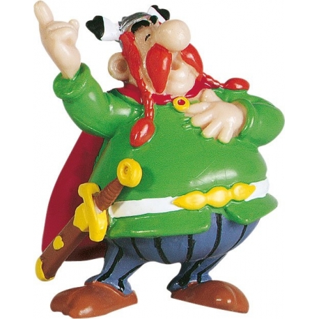 Astérix el Galo Minifigura Abraracourcix el jefe 6 cm