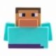Minecraft pato del baño Steve 6 cm