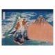 Katsushika Hokusai x Hatsune Miku Acrylic Panel Thirty-six Views of Mount Fuji Fine Wind, Clear Morning 30 cm