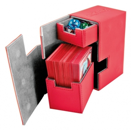 Ultimate Guard Flip N Tray Deck 80 Xenoskin Rojo