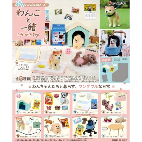 Life with Dogs Mini Figures Display (8)