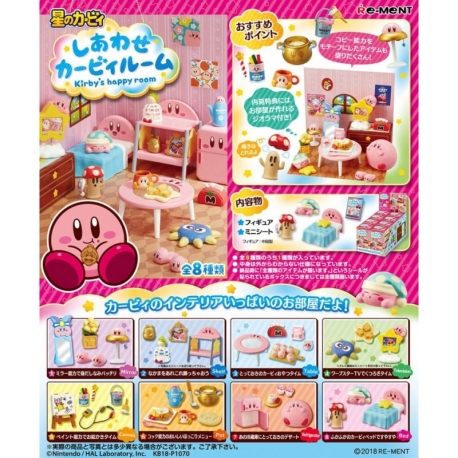 Kirby Mini Figures Kirby's Happy Room Display (8)