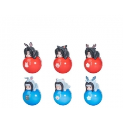 HeGrandmaster of Demonic Cultivation Yura Yura Mascot Mini Figures 5 cm Display (6)