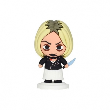 Muñeco Diabólico, Chucky Minifigura Goma Pokis Tiffany 7 cm