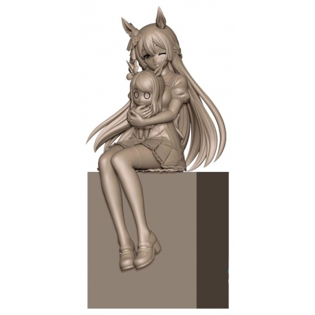 Umamusume: Pretty Derby XStellar PVC Statue Satono Diamond Sitting Ver. 20 cm