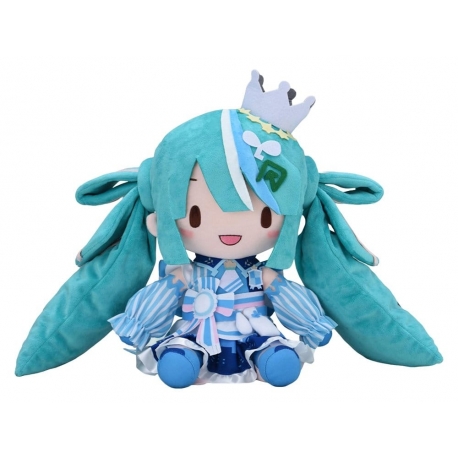 Character Vocal Series 01: Hatsune Miku Peluche Fuwa Petit Hatsune Miku LAWSON 50th Anniversary Special LIVE L 30 cm