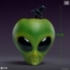 Sideshow Originals Réplica de Apple Alien Apple (Green Variant) 11 cm
