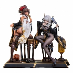 Goddess of Victory: Nikke set de 2 Estatuas PVC 1/4 Blanc & Noir