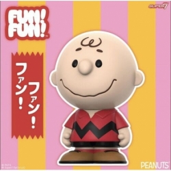 Peanuts Figura Soft Vinyl FUN! FUN! Charlie Brown (Red Shirt) 13 cm