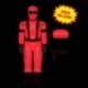GI Joe Figura ReAction+ Wave 06 Snake Eyes (Red Glow, Crystal Poison) 10 cm