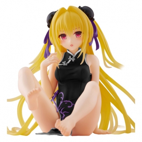 To Love-Ru Darkness Estatua PVC Desktop Cute Figure Golden Darkness (China Dress Ver.) Renewal 13 cm