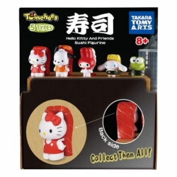Sanrio Minifiguras Twinchees Hello Kitty & Friends Sushi Kawai 5 cm Expositor (24)