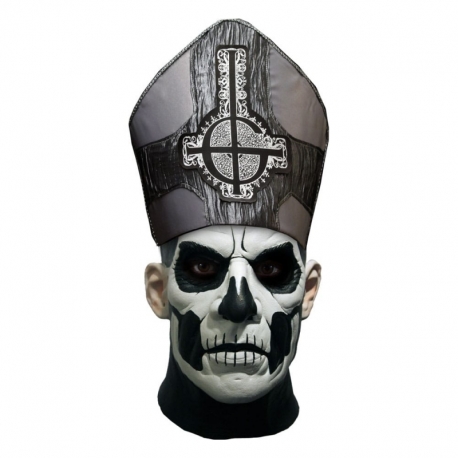 Ghost Mask with Hat Papa Emeritus II Deluxe