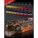 Set de 8 pinturas acrílicas Scale 75 gama Creatures From Hell para pintar miniaturas