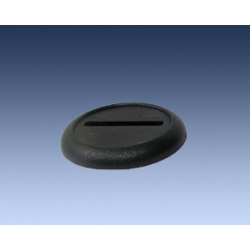 30mm black round lipped plastic bases (10 Pack)