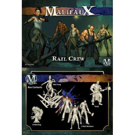 Malifaux 2E: Arcanists/Ten Thunders - Rail Crew (6)